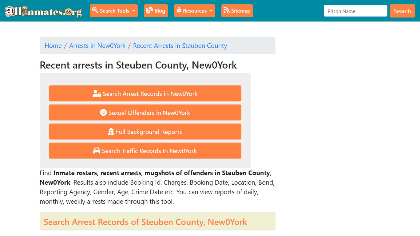 Recent arrests in Steuben County, New York | Mugshots, Rosters, Inmates ...